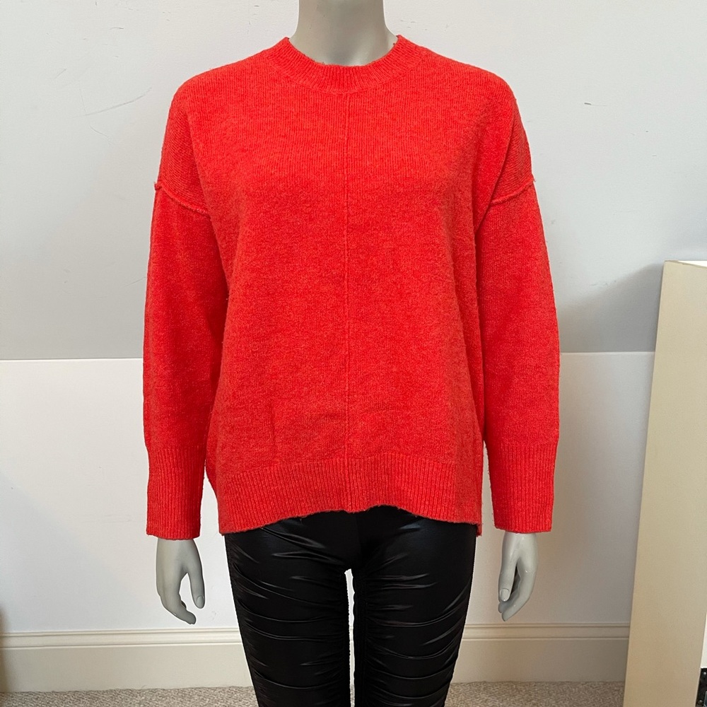 Red pullover sweater